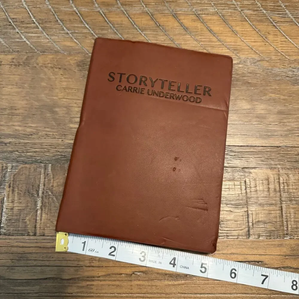 Carrie Underwood Storyteller Notebook Journal 7x5 Brown Exterior Lined Paper